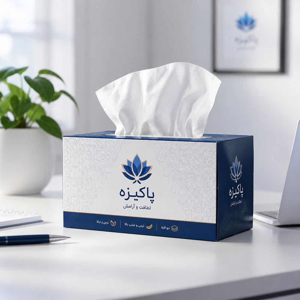 دستمال کاغذی نمونه